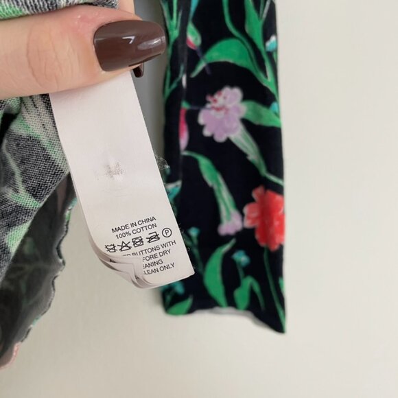 Kate Spade Jardin Hummingbird Button Front Cardigan Size Small - Picture 4 of 6